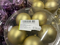 Partij diverse kerstballen unbreakable&seamless d5cm 30/tube (132 tubes) - afbeelding 5 van  11