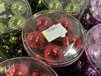 Partij diverse kerstballen unbreakable&seamless d5cm 30/tube (132 tubes) - afbeelding 9 van  19
