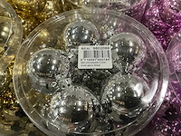 Partij diverse kerstballen unbreakable&seamless d5cm 30/tube (132 tubes) - afbeelding 3 van  6