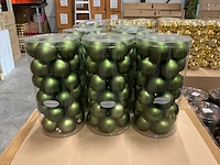 Partij diverse kerstballen unbreakable&seamless d5cm 30/tube (195 tubes) - afbeelding 6 van  13