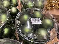 Partij diverse kerstballen unbreakable&seamless d5cm 30/tube (195 tubes) - afbeelding 4 van  9