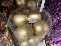 Partij diverse kerstballen unbreakable&seamless d7cm 24/tube (25 tubes) - afbeelding 10 van  10