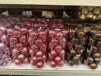 Partij diverse kerstballen unbreakable&seamless d7cm 24/tube (25 tubes) - afbeelding 4 van  10