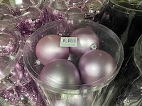 Partij diverse kerstballen unbreakable&seamless d7cm 24/tube (35 tubes) - afbeelding 3 van  8