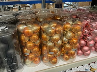 Partij diverse kerstballen unbreakable&seamless d7cm 24/tube (35 tubes) - afbeelding 4 van  8