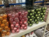 Partij diverse kerstballen unbreakable&seamless d7cm 24/tube (35 tubes) - afbeelding 6 van  8