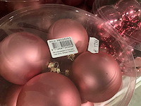 Partij diverse kerstballen unbreakable&seamless d7cm 24/tube (35 tubes) - afbeelding 7 van  8