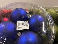 Partij diverse kerstballen unbreakable&seamless d7cm 24/tube (56 tubes) - afbeelding 1 van  6