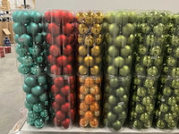 Partij diverse kerstballen unbreakable&seamless d7cm 24/tube (56 tubes) - afbeelding 7 van  13