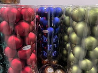 Partij diverse kerstballen unbreakable&seamless d7cm 24/tube (56 tubes) - afbeelding 6 van  6