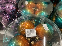 Partij diverse kerstballen unbreakable/seamless d7cm 24/tube (70 tubes) - afbeelding 5 van  15
