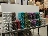 Partij diverse kerstballen unbreakable/seamless d7cm 24/tube (70 tubes) - afbeelding 1 van  15