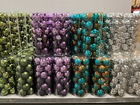 Partij diverse kerstballen unbreakable/seamless d7cm 24/tube (70 tubes) - afbeelding 3 van  12