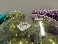 Partij diverse kerstballen unbreakable/seamless d7cm 24/tube (70 tubes) - afbeelding 12 van  12