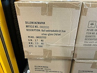 Partij diverse kerstballen unbreakable&seamless d7cm 24/tube (79 tubes) - afbeelding 10 van  10