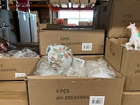 Partij diverse kerstballen/kersthangers (259x) - afbeelding 14 van  15