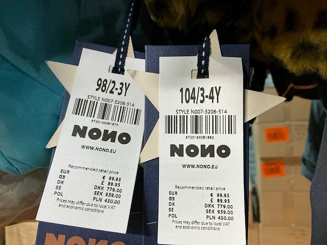 Partij diverse kinderjassen o.a cars/icepeak/etc (96x) - afbeelding 14 van  28