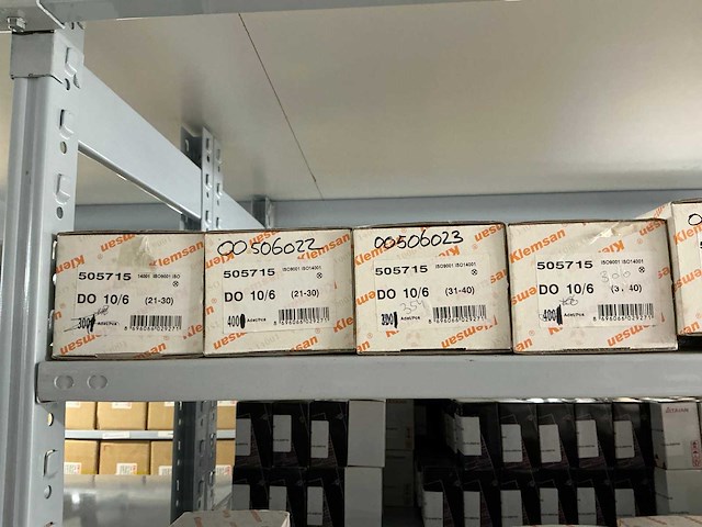 Partij diverse klemsan markeringsplaatjes (285x) verpakkingen - afbeelding 5 van  58