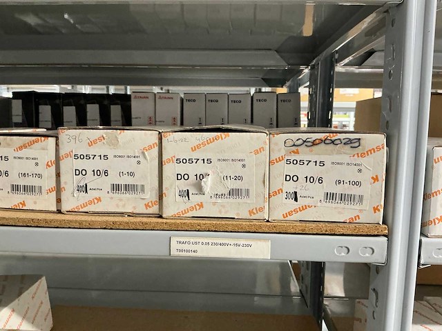 Partij diverse klemsan markeringsplaatjes (285x) verpakkingen - afbeelding 8 van  58