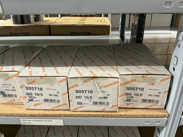 Partij diverse klemsan markeringsplaatjes (285x) verpakkingen - afbeelding 46 van  58