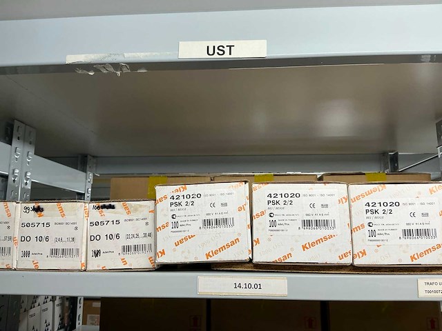 Partij diverse klemsan markeringsplaatjes (285x) verpakkingen - afbeelding 45 van  58