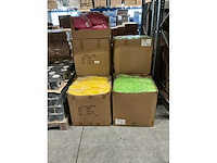 Partij diverse kleuren sisal 450gr per zak (130x) - afbeelding 2 van  8