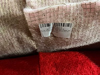 Partij diverse kleuren topfband 15cm 100% wol & vilt met jute (60x) - afbeelding 5 van  8