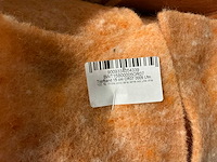 Partij diverse kleuren topfband 15cm 100% wol & vilt met jute (60x) - afbeelding 8 van  8