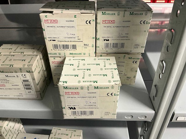 Partij diverse km instal automaat/stroomrails/aansluitklemmen/etc (239x) - afbeelding 6 van  23