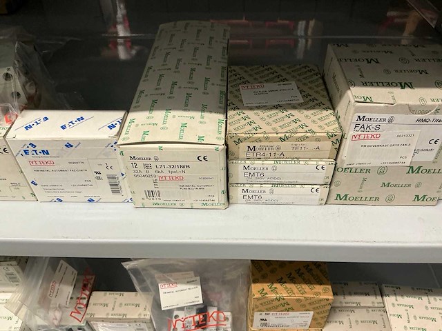 Partij diverse km instal automaten/overige (261x) - afbeelding 12 van  29