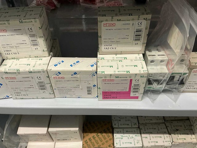 Partij diverse km instal automaten/overige (261x) - afbeelding 16 van  29