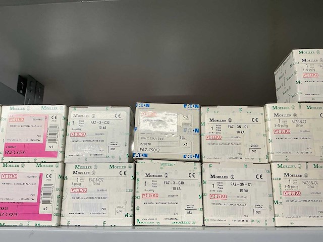 Partij diverse km instal automaten/overige (261x) - afbeelding 25 van  29