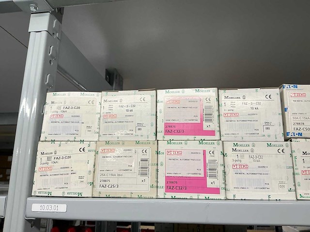 Partij diverse km instal automaten/overige (261x) - afbeelding 26 van  29