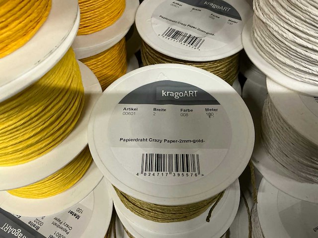 Partij diverse kragoart papierdraad (190x) - afbeelding 13 van  23
