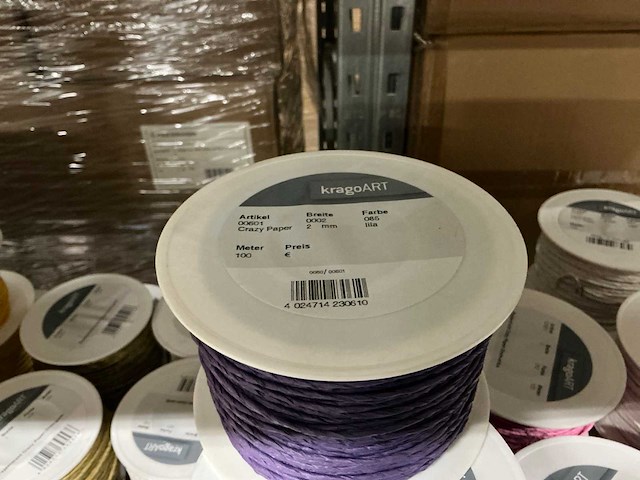 Partij diverse kragoart papierdraad (190x) - afbeelding 16 van  23