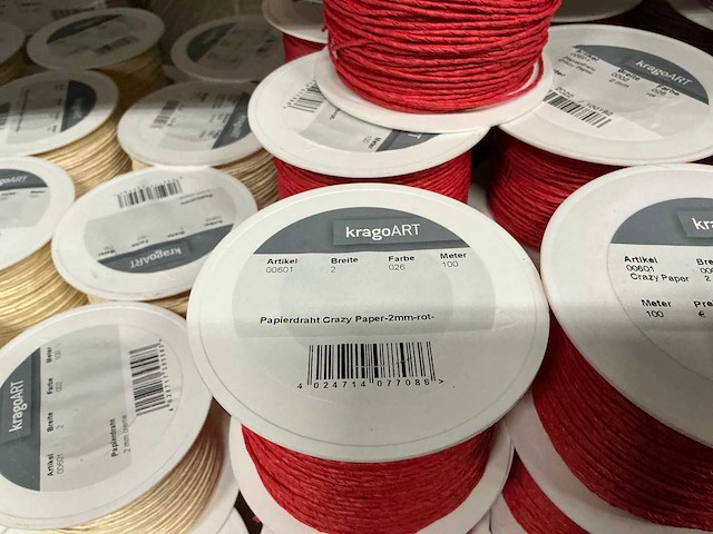 Partij diverse kragoart papierdraad (190x) - afbeelding 7 van  23