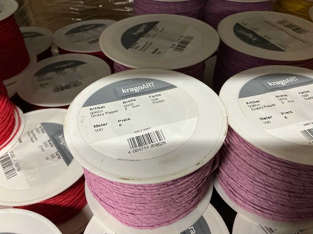 Partij diverse kragoart papierdraad (190x) - afbeelding 9 van  23