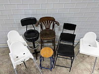 Partij diverse krukken en (kinder)stoelen - afbeelding 1 van  4