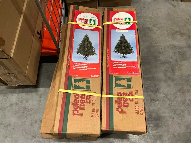 Partij diverse kunst kerstbomen (17x) - afbeelding 3 van  6
