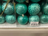 Partij diverse kunstkerstballen 6cm 24/set (83 sets) - afbeelding 5 van  7