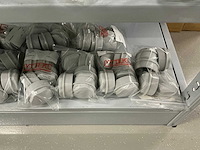 Partij diverse kunstof moeren/wurgwartels/reduceerringen/etc - afbeelding 10 van  30