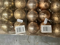 Partij diverse kunstofkerstballen 24/verpakking (36 verpakkingen.) - afbeelding 5 van  5
