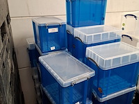 Partij diverse kunststof opberg bakken - afbeelding 8 van  10