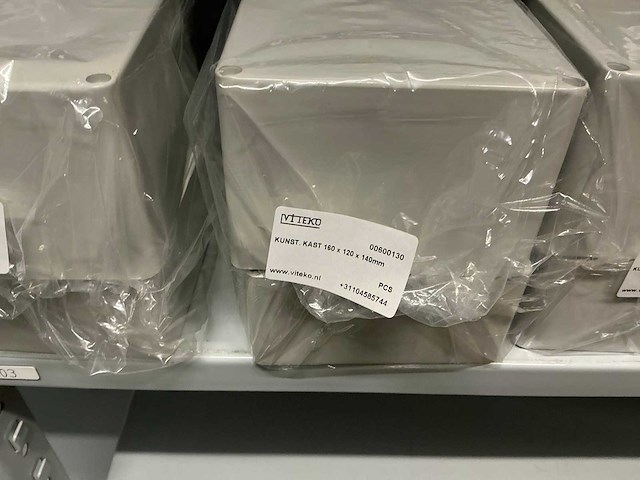 Partij diverse kunststofkasten/kabeldozen (177x) - afbeelding 5 van  15