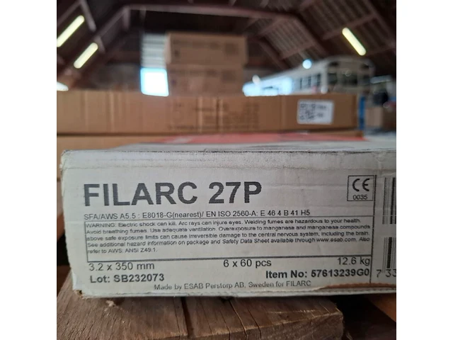 Partij diverse laselektrodes o.a. filarc, lincoln - afbeelding 3 van  11