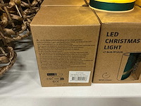 Partij diverse led christmas lights d9xh12cm with timer (80x) - afbeelding 6 van  11