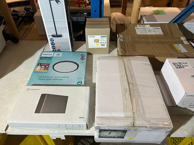 Partij diverse led verlichting en armaturen w.o. philips, lindby, lucande en nordlux - afbeelding 2 van  8