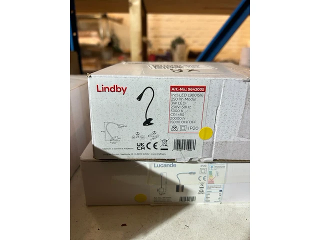 Partij diverse led verlichting en armaturen w.o. philips, lindby, lucande en nordlux - afbeelding 6 van  8