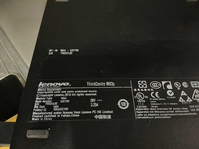 Partij diverse lenovo thinkcentre desktops (6x) - afbeelding 3 van  4
