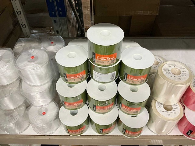 Partij diverse lint/ribbon (49x) - afbeelding 3 van  5